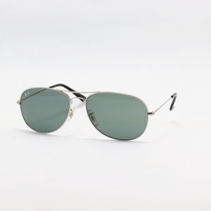 Ray B – RB3362 – Silver Green – Aviator – Metal – Sunglasses