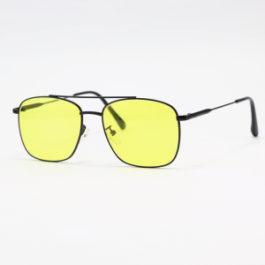 Metal - 1070 - Black Yellow - Night Vision - Sunglasses
