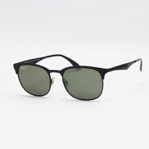 Ray B – RB3538 – Black Green – Metal - Rectangle – Polarized – Sunglasses