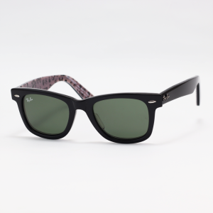 Ray B - RB2140 - WAYFARER - Purple Printed - Black Green - Acetate - Sunglasses