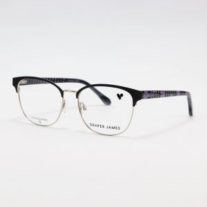 Draper James - DJ5045 - Black Silver - Acetate - Metal - Club Master - Eyewear