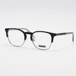 Kirkland - SIGNATURE - KS ANNE - Black Silver - Acetate - Metal - Clubmaster - Eyewear