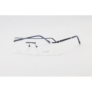 Strrippr - 6225 - Blue - Metal - Rimless - Rectangle - Eyewear