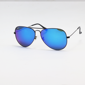 Ray B - 3026 - Black Blue Mercury - Metal - Aviator - Sunglasses