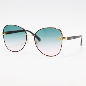 Chanel - 2922 - Golden Havana - Metal - Aviator - Sunglasses