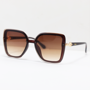 Dior - 338805 - Golden Brown - Rimless - Square - Acetate - Metal - Sunglasses -