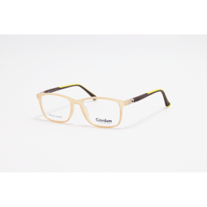 Ciordam - 2310 - Brown Translucent - Acetate - Rectangle - Kids - Eyewear
