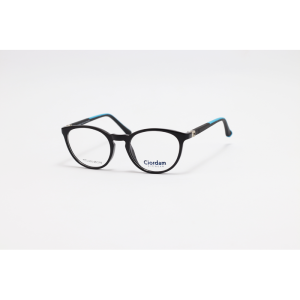 Ciordam - 2305 - Black Blue - Acetate - Oval - Kids - Eyewear