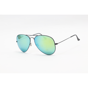Ray B – 3025 – Black Green Mercury – Aviator – Metal – Sunglasses