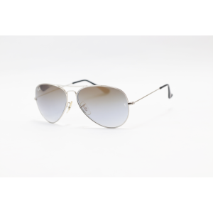 Ray B – 3025 – Silver Brown Havana – Aviator – Metal – Sunglasses
