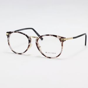 Linda Farrow - 3151 - Golden Purple Camo - Metal - Acetate - Aviator - Eyewear