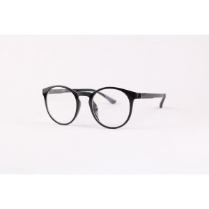 Acetate - 1644 - Black - Oval - Eyewear